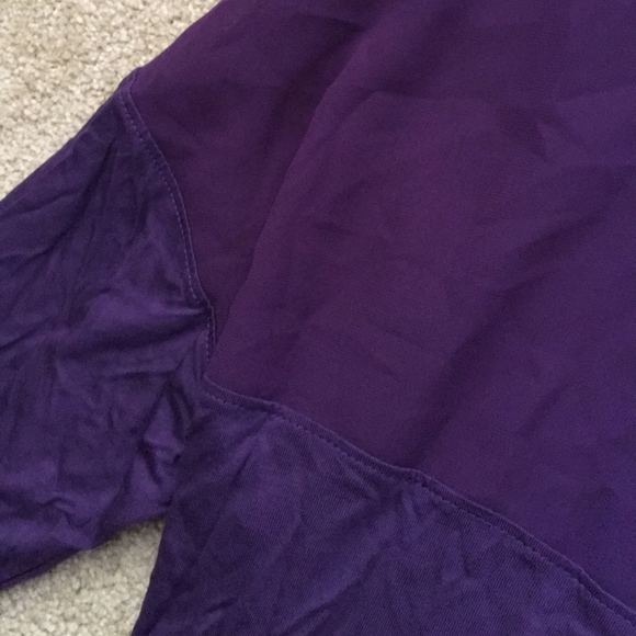 Juicy Couture Jeweled Plum Square Tee w/ Yoke NWT - Picture 6 of 8